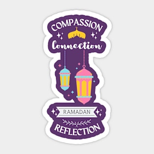 Ramadan Reflection Typography Sticker